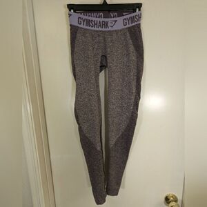 Gymshark Purple Moisture Management Flex  Low Rise Leggings Size Small